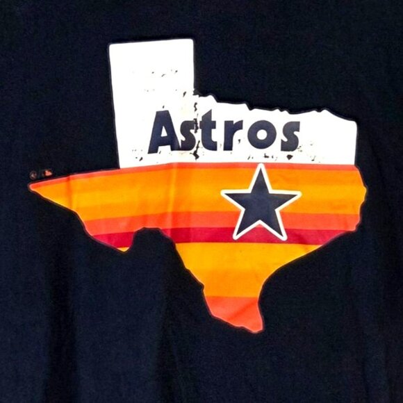 47 Houston Astros Texas Baseball Navy Blue Regional Club Short Sleeve T Shirt XL - Picture 2 of 4